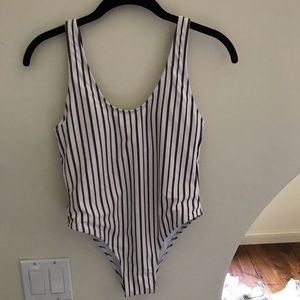 Zaful striped swimsuit one piece